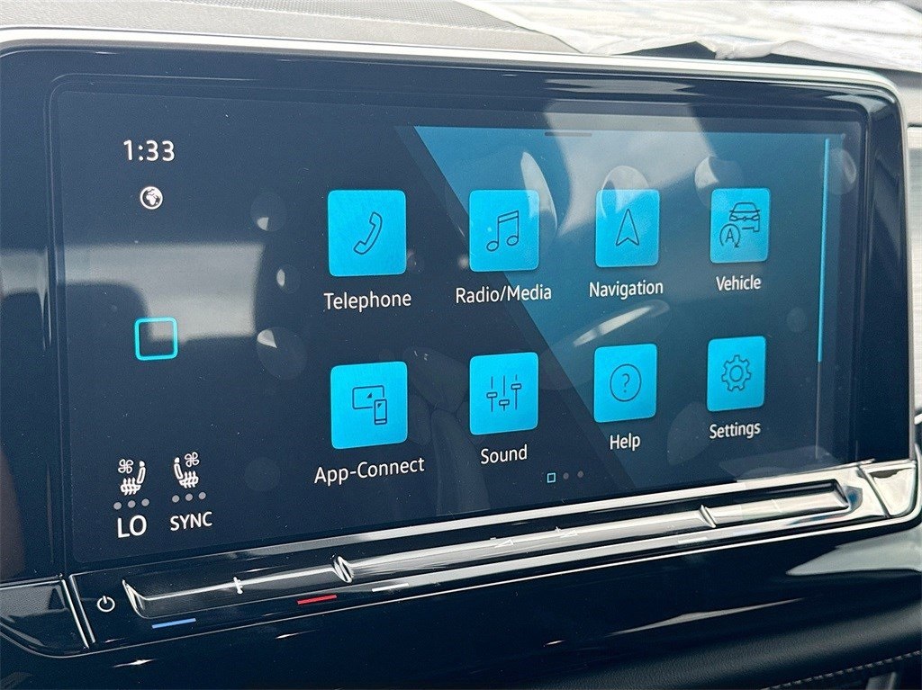 2025 Volkswagen Atlas Cross Sport 2.0T SE w/Technology White at DeMontrond Automotive Group