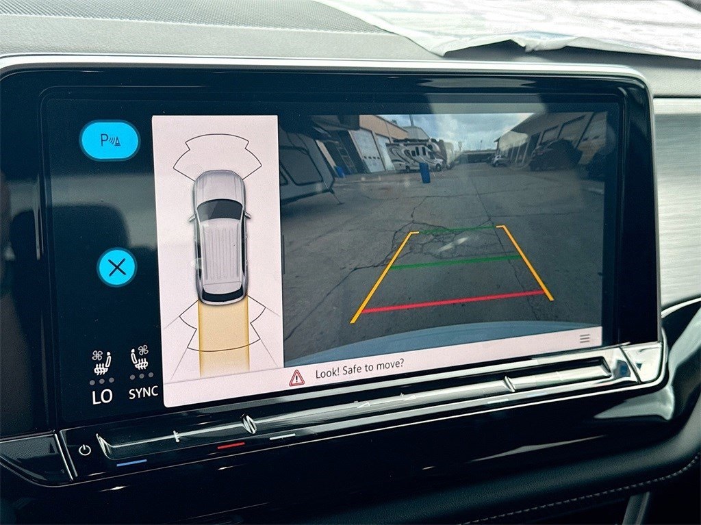 2025 Volkswagen Atlas Cross Sport 2.0T SE w/Technology White at DeMontrond Automotive Group