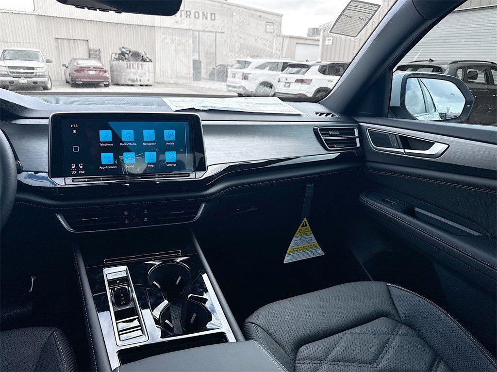 2025 Volkswagen Atlas Cross Sport 2.0T SE w/Technology White at DeMontrond Automotive Group