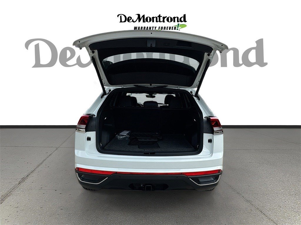 2025 Volkswagen Atlas Cross Sport 2.0T SE w/Technology White at DeMontrond Automotive Group