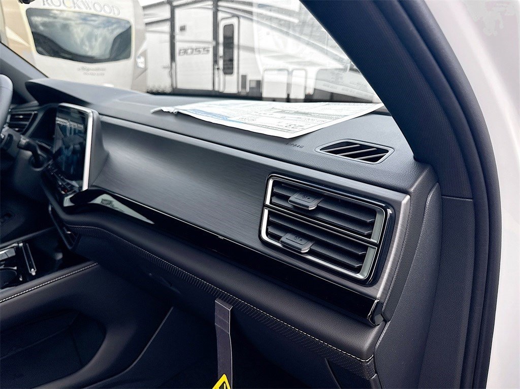 2025 Volkswagen Atlas Cross Sport 2.0T SE w/Technology White at DeMontrond Automotive Group