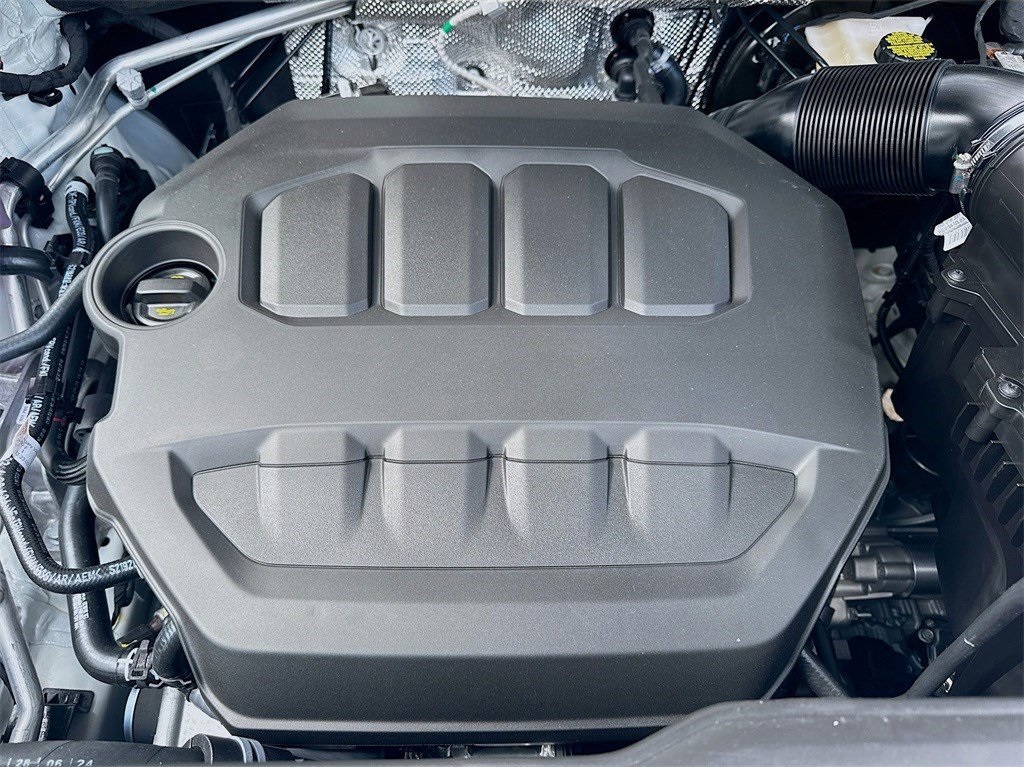 2025 Volkswagen Atlas Cross Sport 2.0T SE w/Technology White at DeMontrond Automotive Group