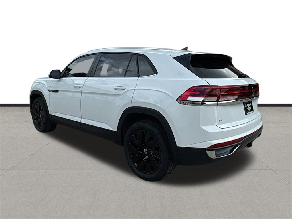 2025 Volkswagen Atlas Cross Sport 2.0T SE w/Technology White at DeMontrond Automotive Group