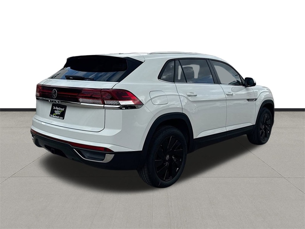 2025 Volkswagen Atlas Cross Sport 2.0T SE w/Technology White at DeMontrond Automotive Group