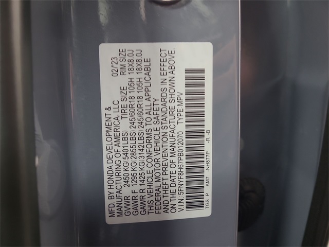 2023 – Honda – Passport