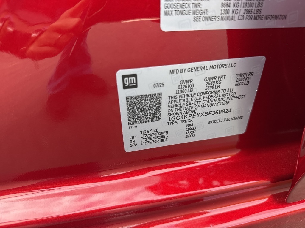 2025 Chevrolet Silverado 2500HD