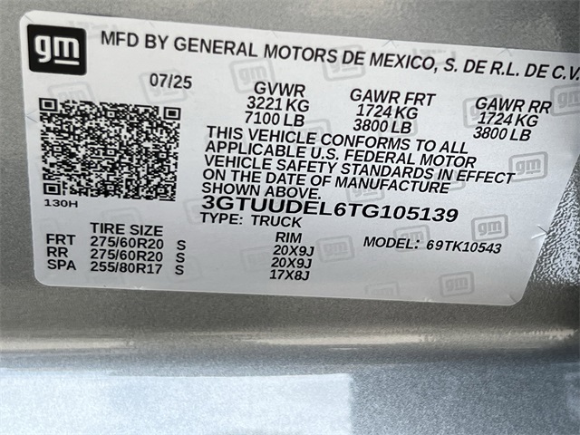 2026 GMC Sierra 1500 SLT Silver at Big Star Buick GMC