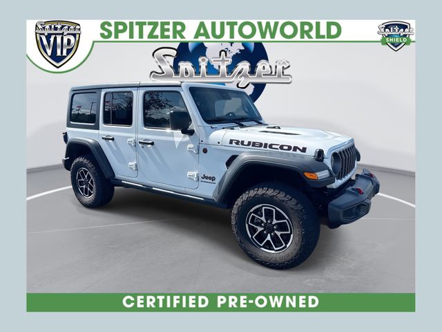 Bright White Clearcoat 2025 Jeep Wrangler SUV / Crossover Four-Wheel Drive 8-Speed Automatic