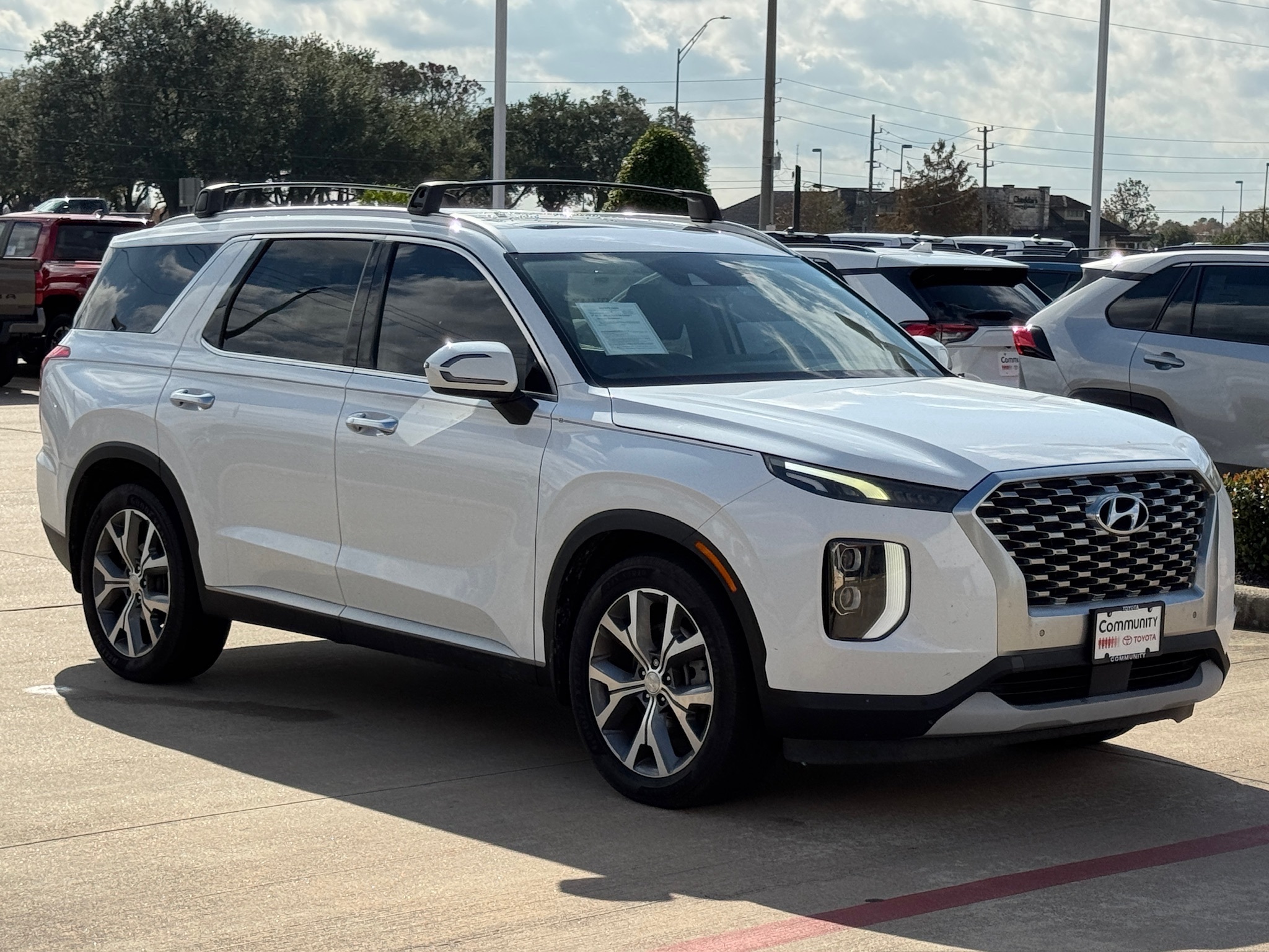 2020 Hyundai Palisade SEL White at DeMontrond Gulf Freeway