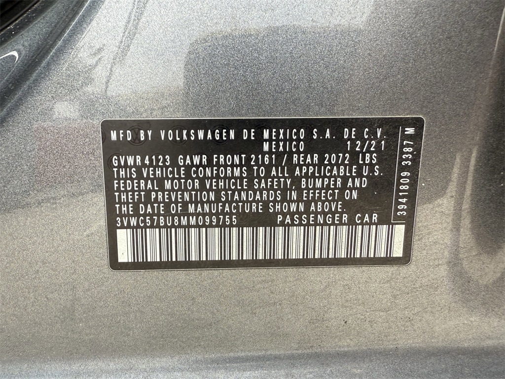 2021 Volkswagen Jetta 1.4T S Gray at DeMontrond Auto Country