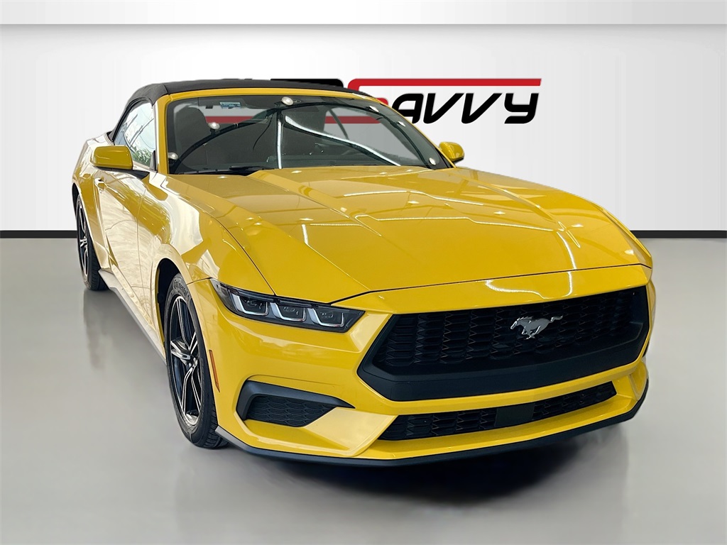 2024 Ford Mustang EcoBoost Premium Yellow at Victoria Chrysler Dodge Jeep Ram