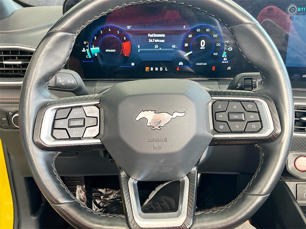 2024 Ford Mustang EcoBoost Premium Yellow at Victoria Chrysler Dodge Jeep Ram