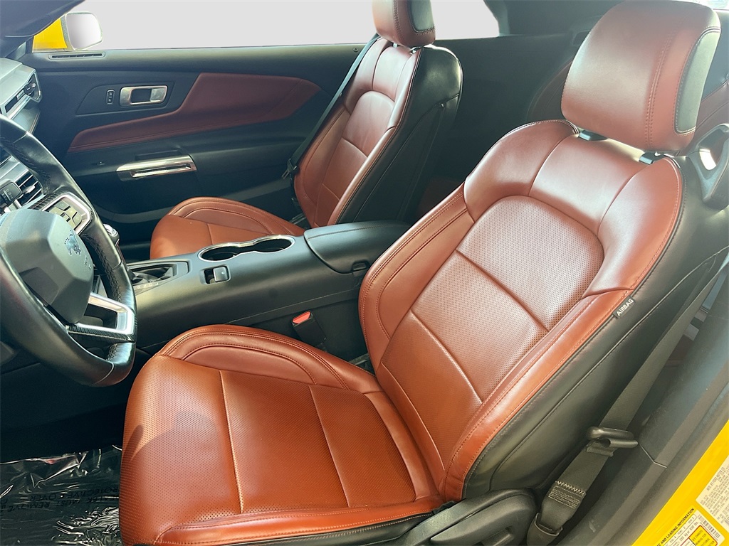 2024 Ford Mustang EcoBoost Premium Yellow at Victoria Chrysler Dodge Jeep Ram