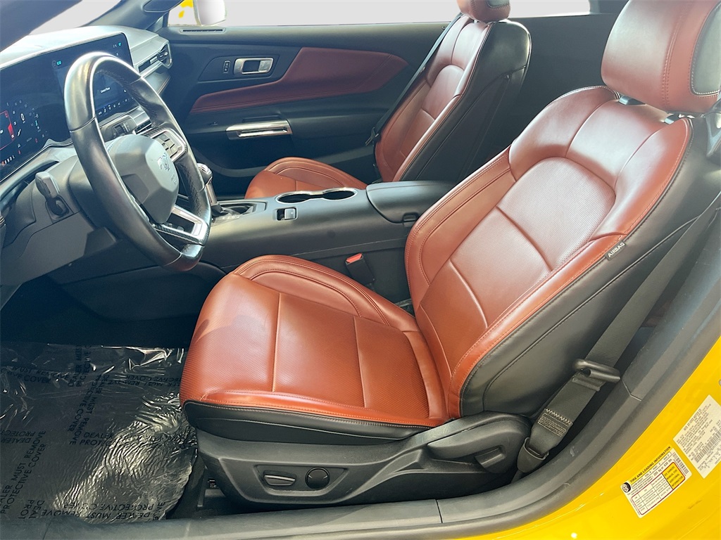 2024 Ford Mustang EcoBoost Premium Yellow at Victoria Chrysler Dodge Jeep Ram