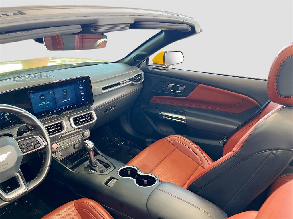 2024 Ford Mustang EcoBoost Premium Yellow at Victoria Chrysler Dodge Jeep Ram