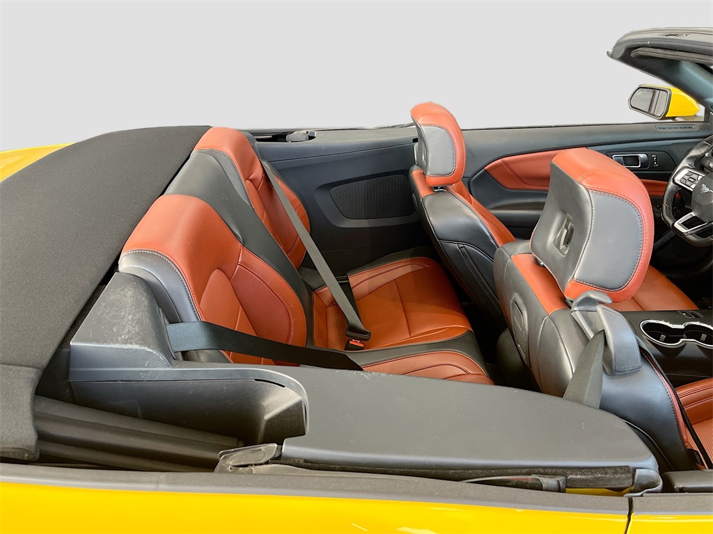 2024 Ford Mustang EcoBoost Premium Yellow at Victoria Chrysler Dodge Jeep Ram