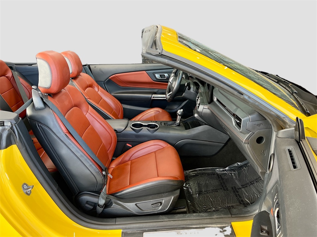 2024 Ford Mustang EcoBoost Premium Yellow at Victoria Chrysler Dodge Jeep Ram