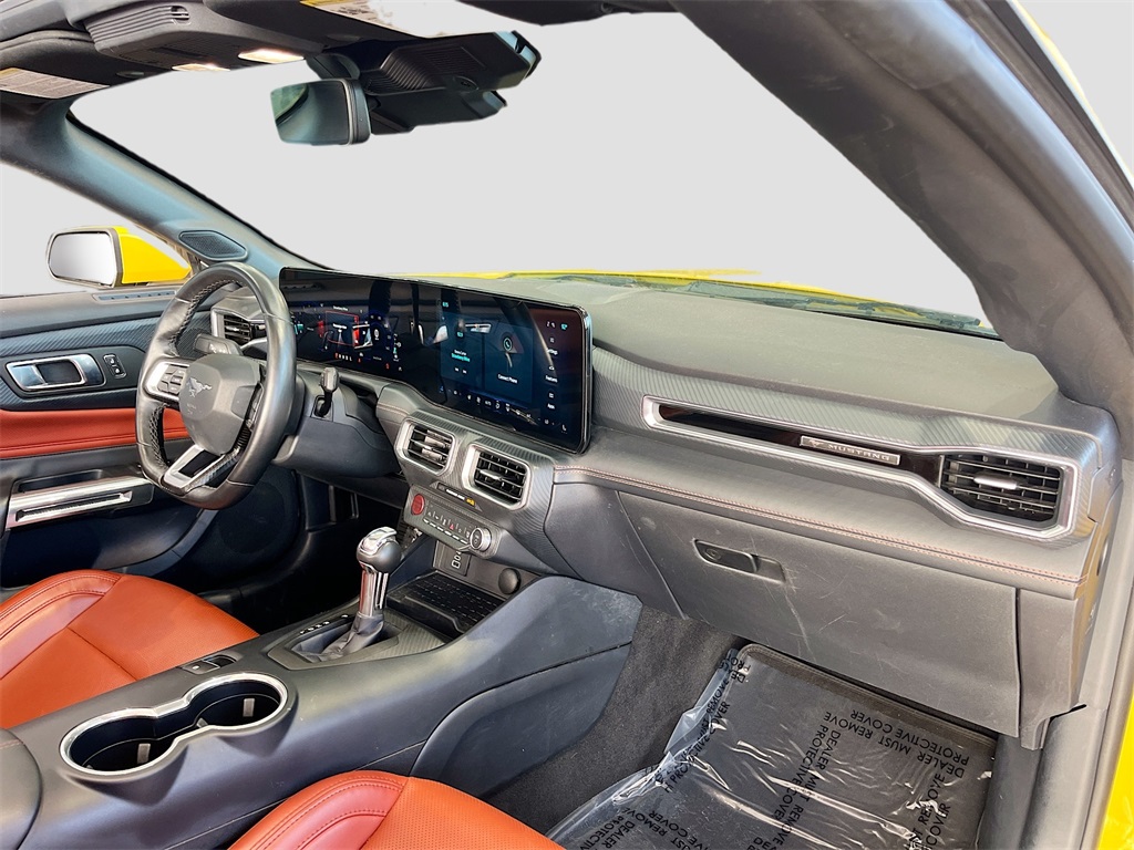 2024 Ford Mustang EcoBoost Premium Yellow at Victoria Chrysler Dodge Jeep Ram