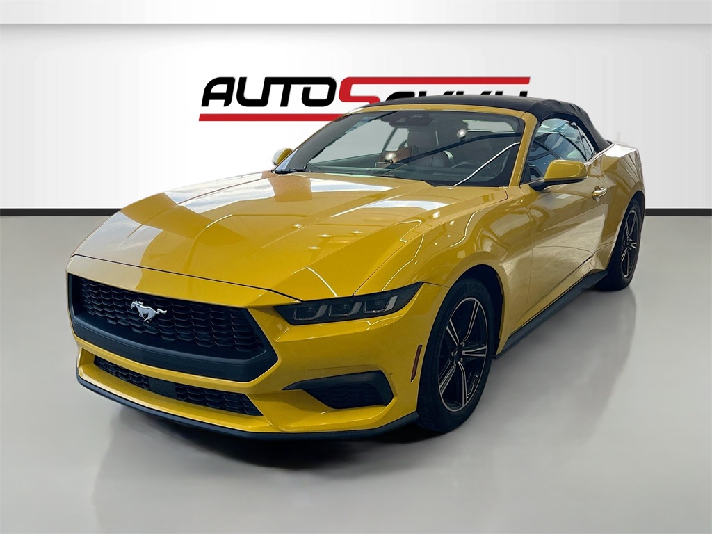 2024 Ford Mustang EcoBoost Premium Yellow at Victoria Chrysler Dodge Jeep Ram
