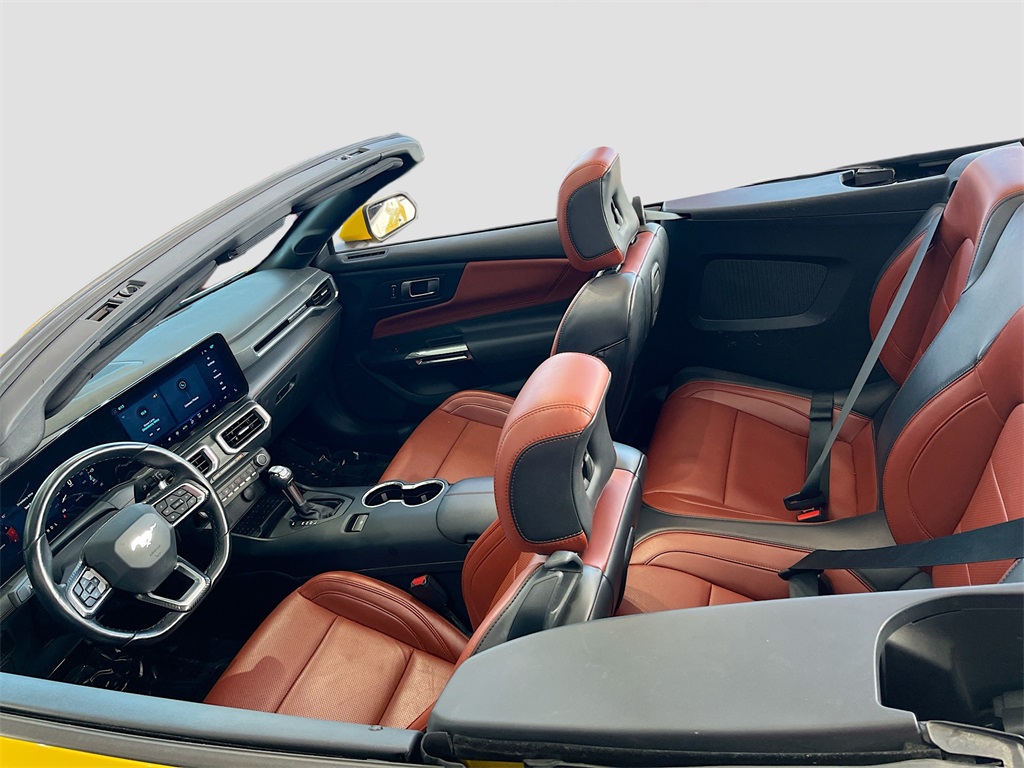 2024 Ford Mustang EcoBoost Premium Yellow at Victoria Chrysler Dodge Jeep Ram