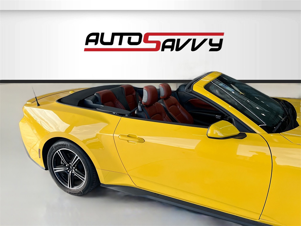 2024 Ford Mustang EcoBoost Premium Yellow at Victoria Chrysler Dodge Jeep Ram