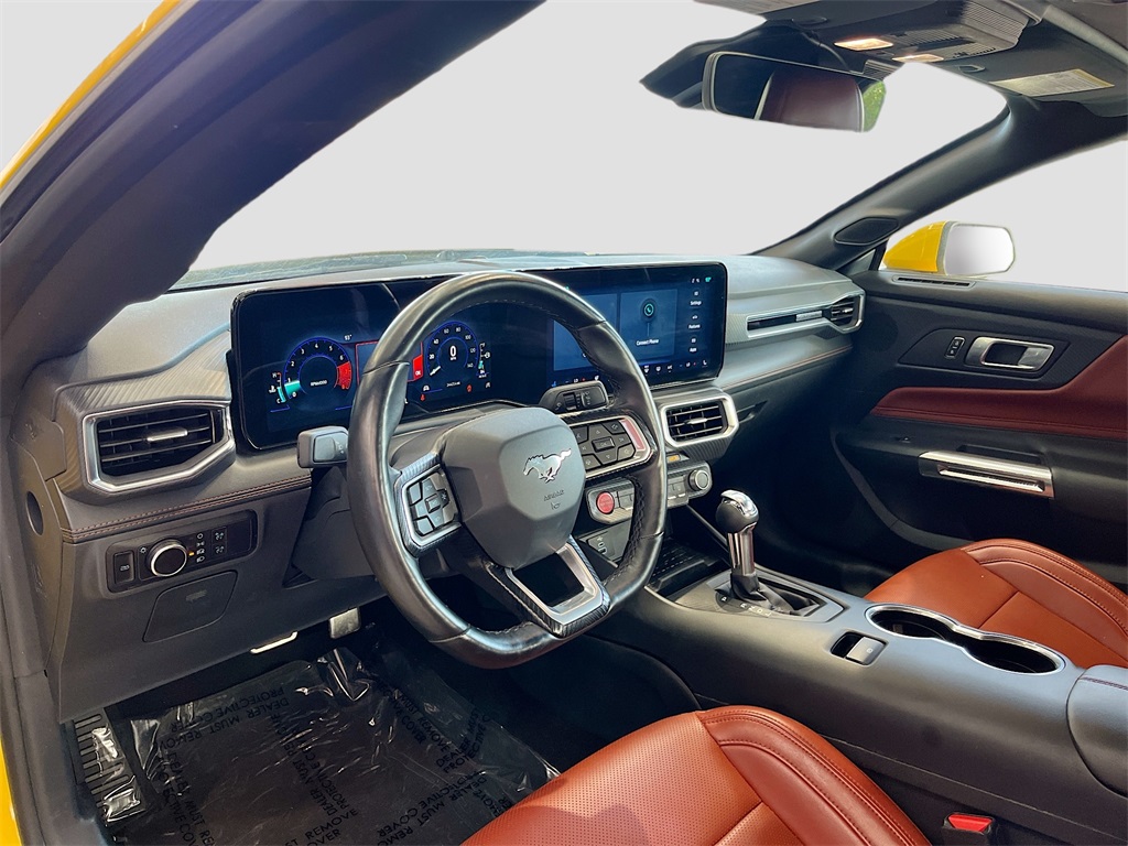 2024 Ford Mustang EcoBoost Premium Yellow at Victoria Chrysler Dodge Jeep Ram