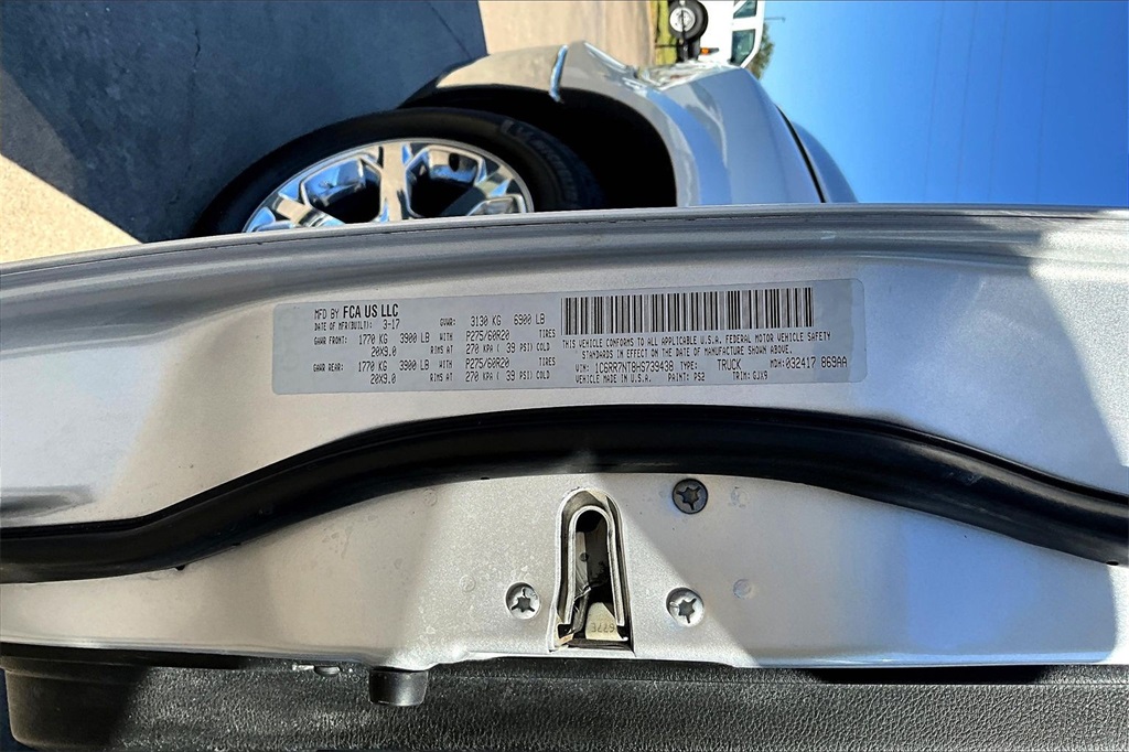 2017 Ram 1500 Laramie Silver at Victoria Chrysler Dodge Jeep Ram