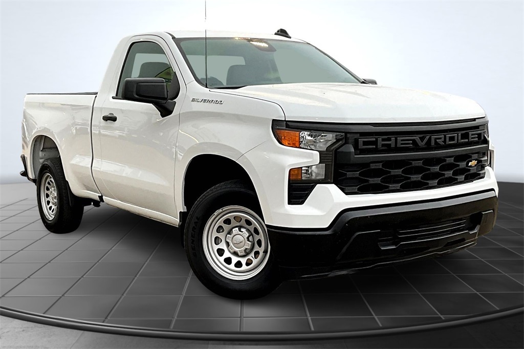 2023 Chevrolet Silverado 1500 WT White at Monument Chevrolet