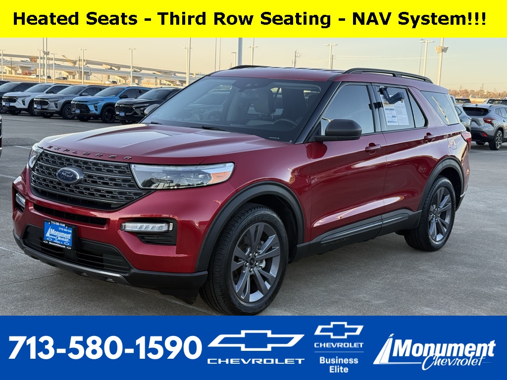 2021 Ford Explorer XLT Red at Shottenkirk Kia Fort Bend