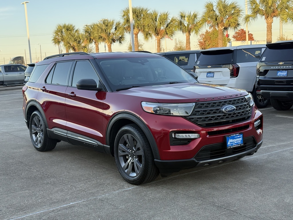 2021 Ford Explorer XLT Red at Shottenkirk Kia Fort Bend