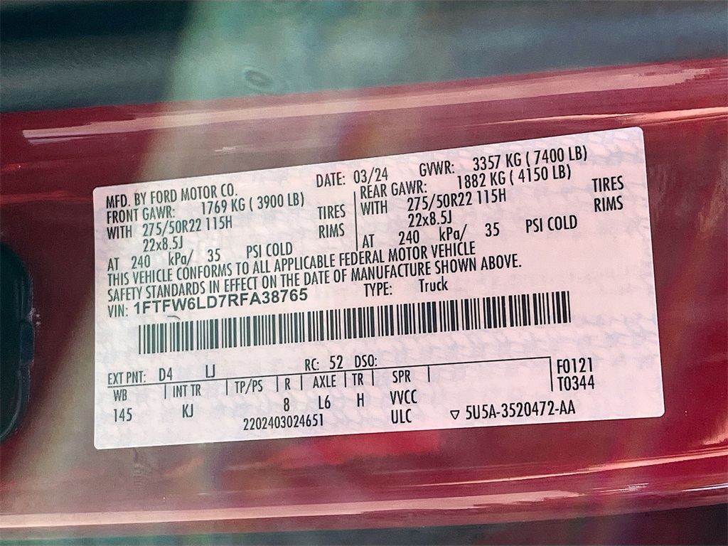 2024 Ford F-150 King Ranch Red at Bravo Nissan