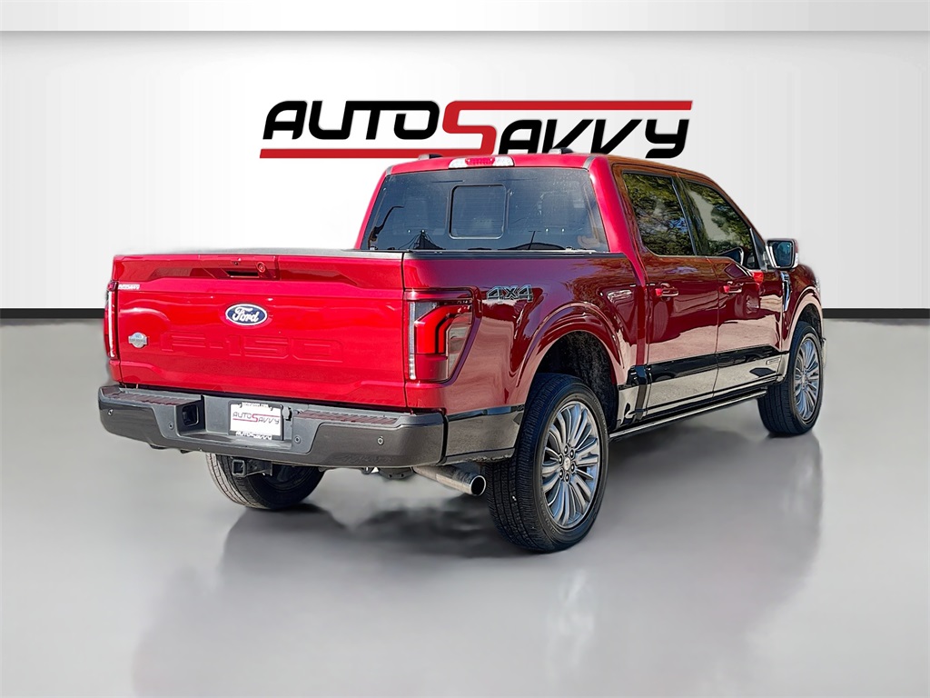 2024 Ford F-150 King Ranch Red at Bravo Nissan