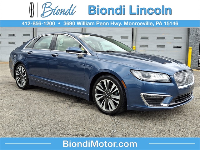 Blue Diamond Metallic 2019 Lincoln MKZ Reserve II AWD Sedan All-Wheel Drive 6-Speed Automatic