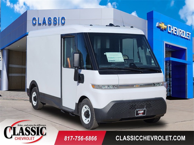 Oyster White 2025 Chevrolet BrightDrop 1-Speed Automatic