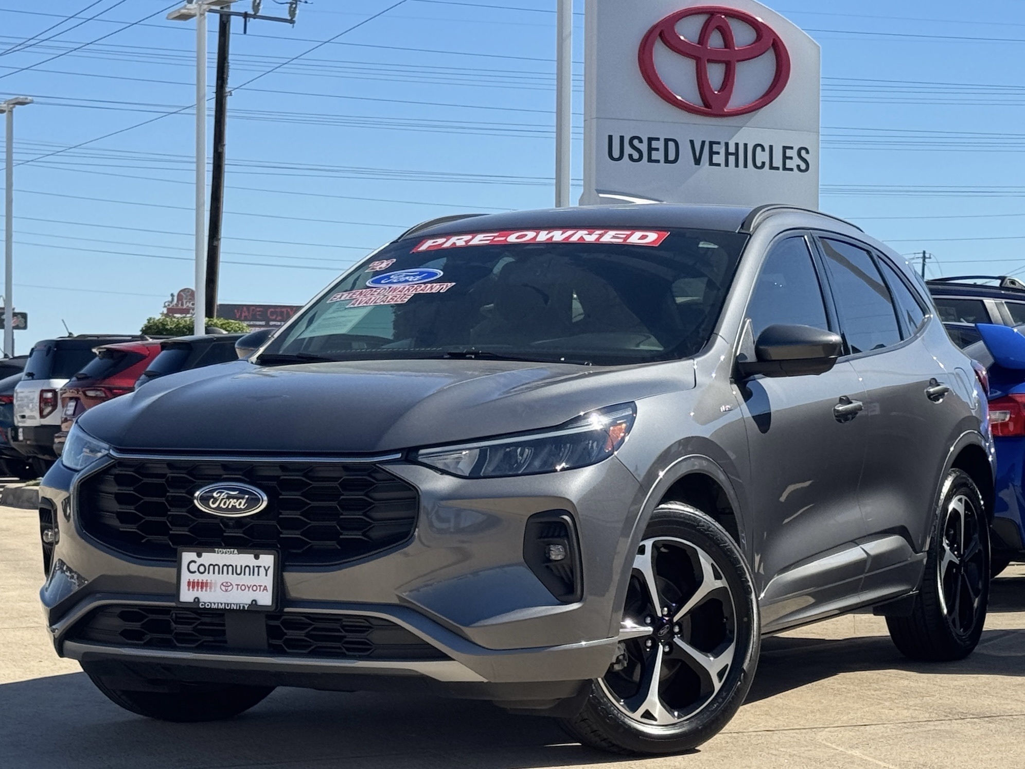 2023 Ford Escape ST-Line Select Gray at Bayshore Chrysler Jeep Dodge Ram