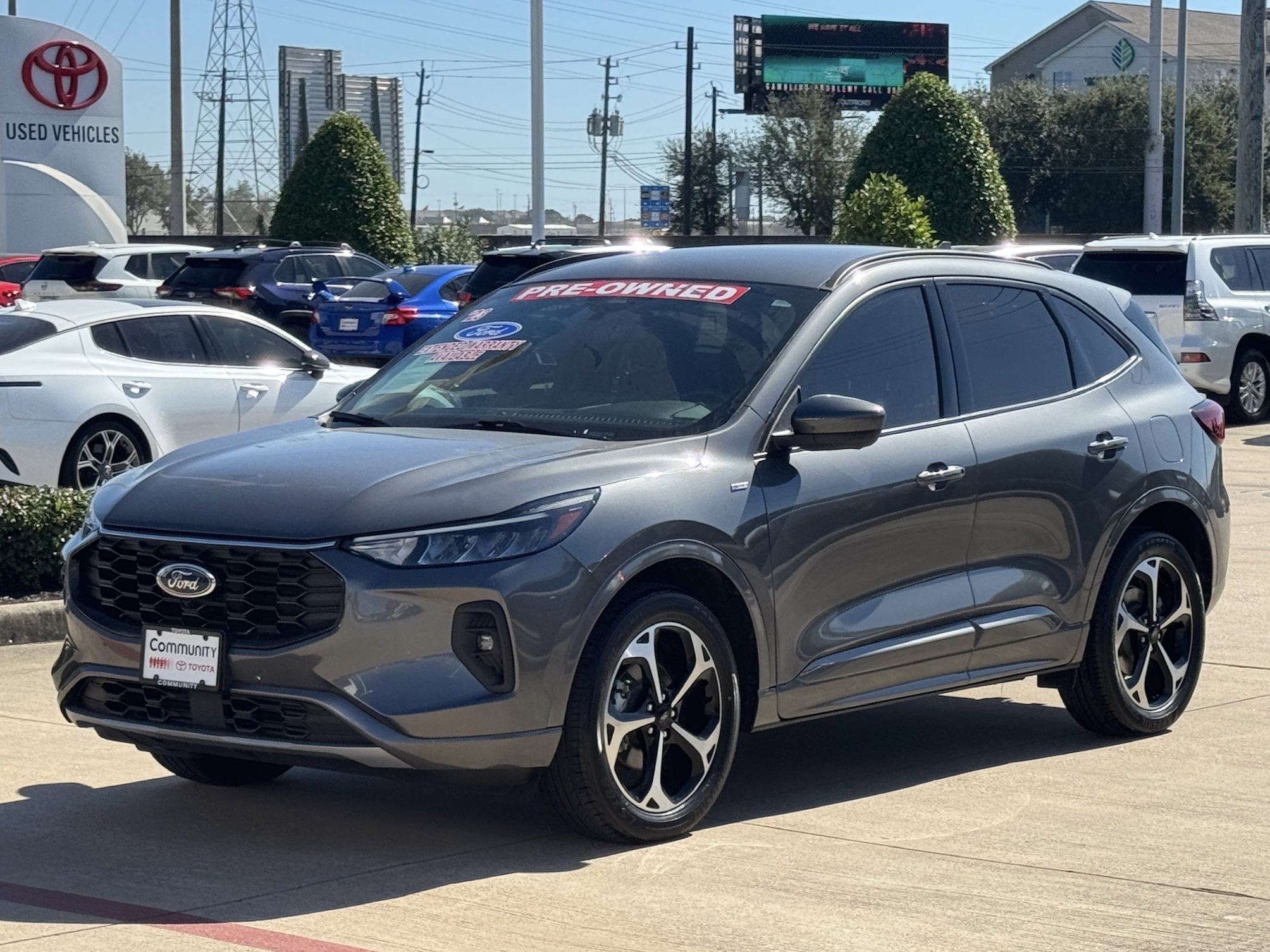 2023 Ford Escape ST-Line Select Gray at Bayshore Chrysler Jeep Dodge Ram