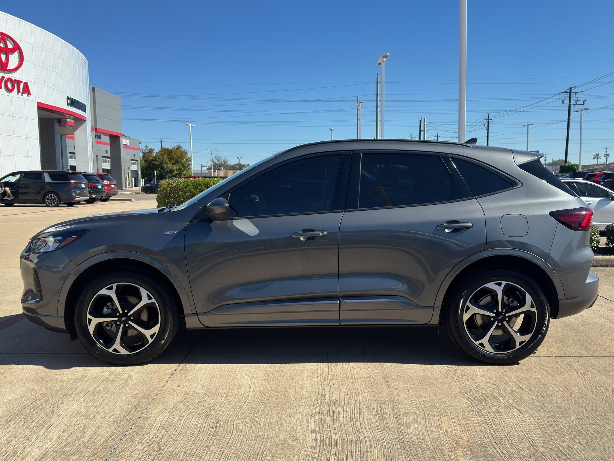 2023 Ford Escape ST-Line Select Gray at Bayshore Chrysler Jeep Dodge Ram
