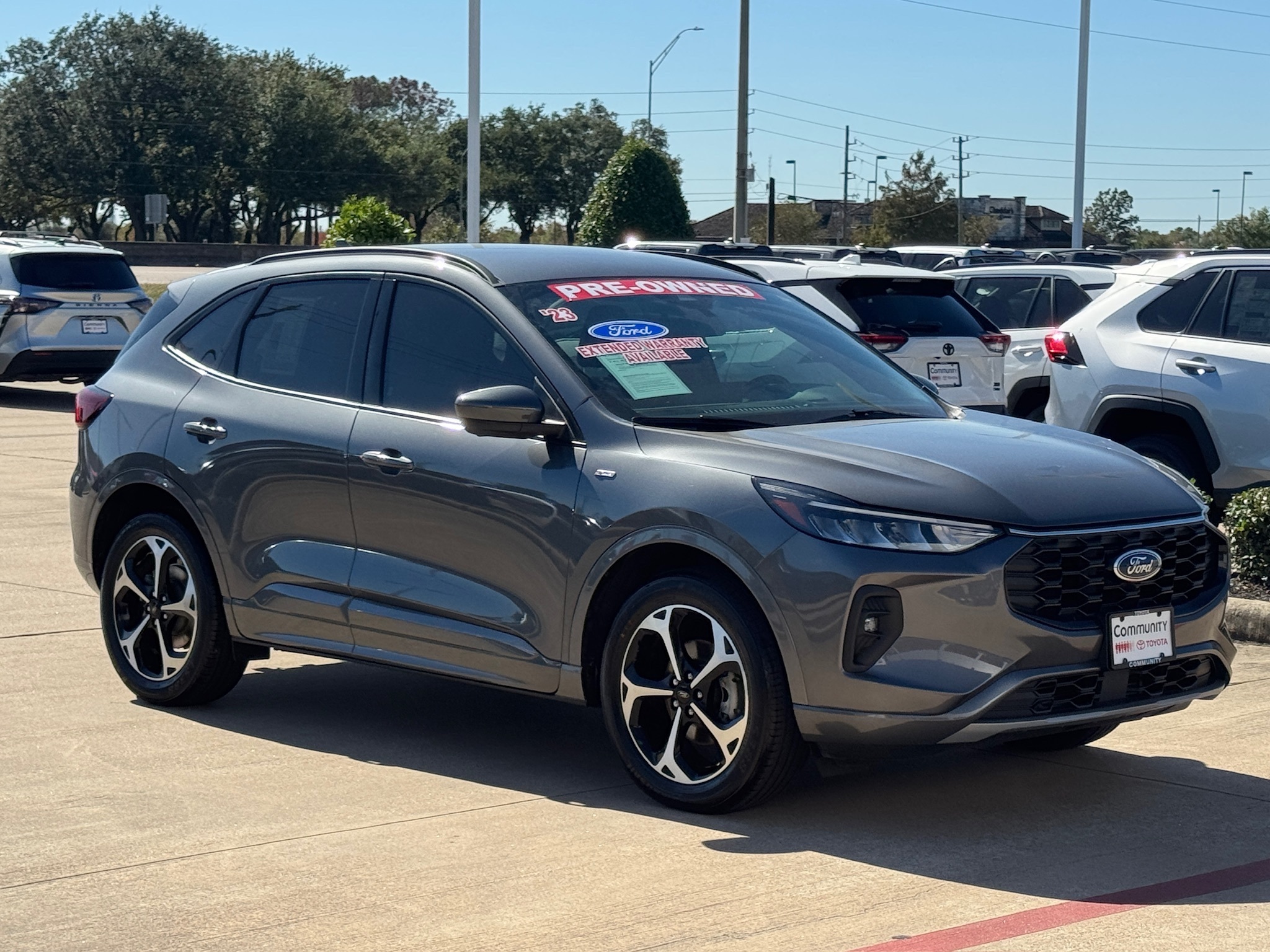 2023 Ford Escape ST-Line Select Gray at Bayshore Chrysler Jeep Dodge Ram