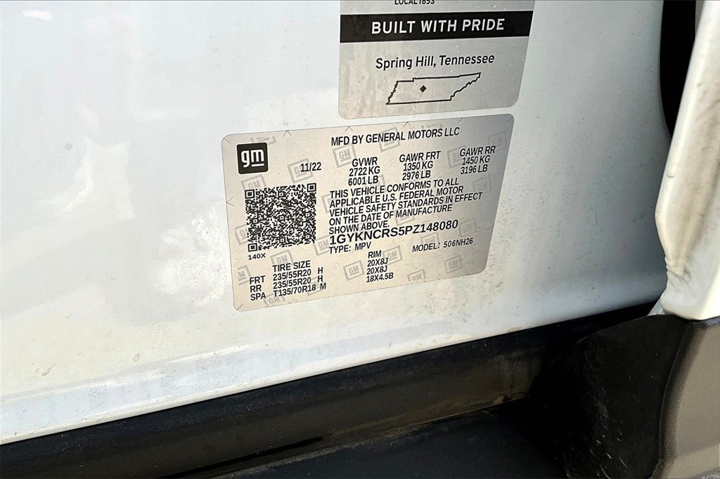 2023 Cadillac XT5 Premium Luxury White at Tom Peacock Cadillac