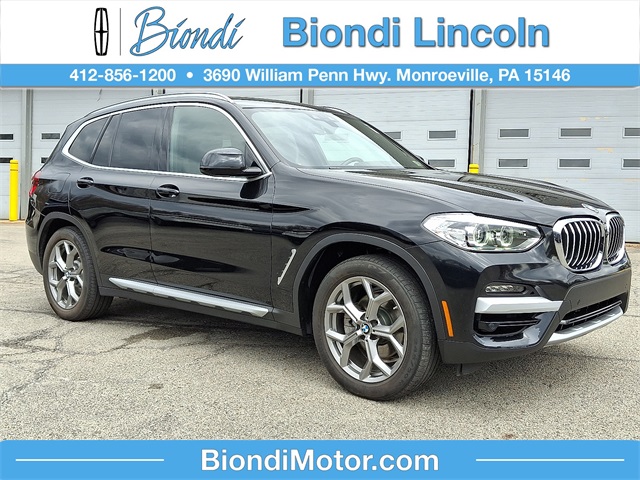 Black Sapphire Metallic 2021 BMW X3 xDrive30i AWD SUV / Crossover All-Wheel Drive 8-Speed Automatic