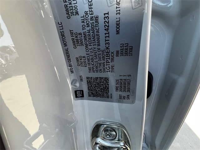 2026 GMC Canyon Elevation White at Classic Chevrolet Galveston