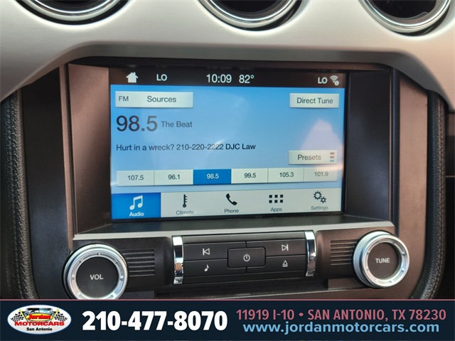Used Car 2016 Ford Mustang  Ecoboost Premium For Sale Under $20,000 In San Antonio, Texas