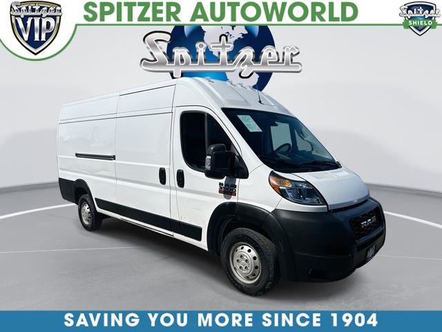 Bright White Clearcoat 2021 RAM ProMaster 3500 159 High Roof Extended Cargo Van FWD Van Front-Wheel Drive 6-Speed Automatic