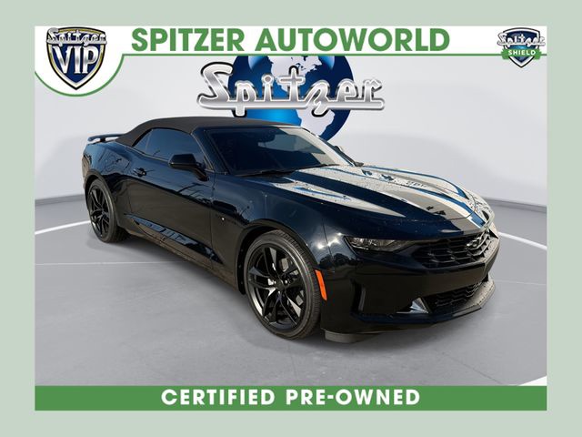 Black 2024 Chevrolet Camaro Convertible Rear-Wheel Drive Automatic