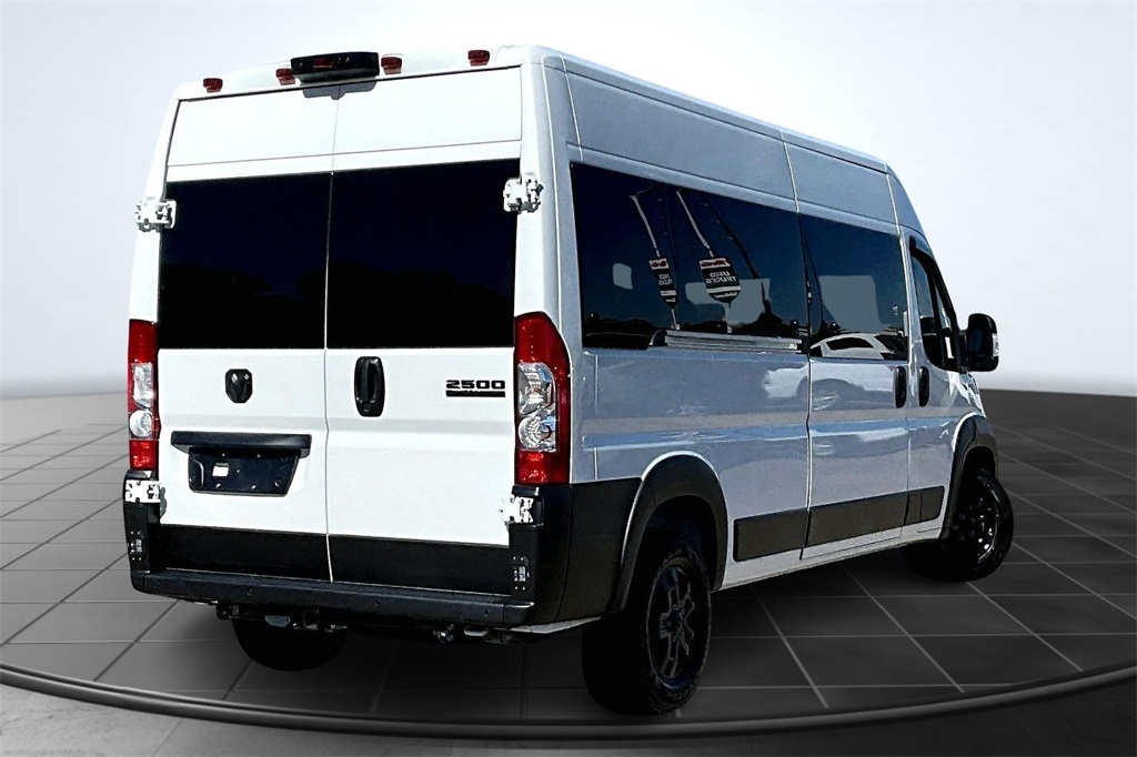 2024 Ram ProMaster 2500 Window Van High Roof White at Classic Elite Chevrolet Hwy 6