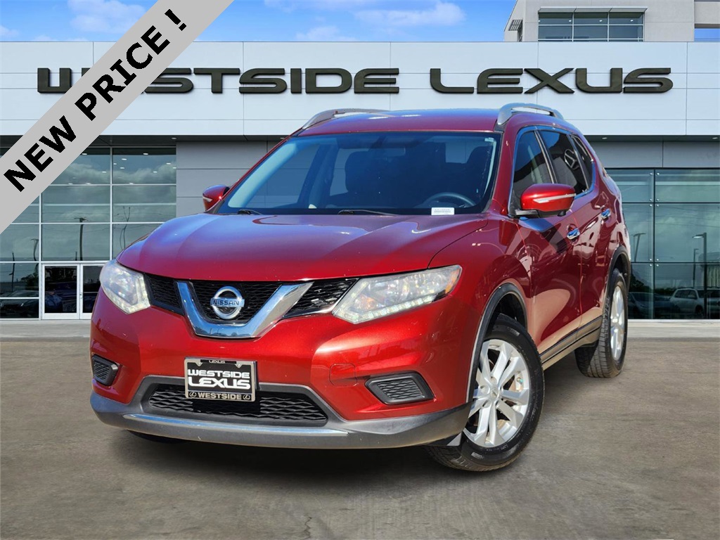 2015 Nissan Rogue SV Red at Don McGill Toyota