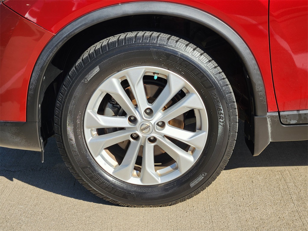 2015 Nissan Rogue SV Red at Don McGill Toyota