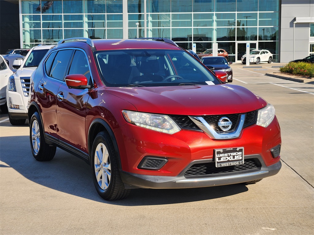 2015 Nissan Rogue SV Red at Don McGill Toyota