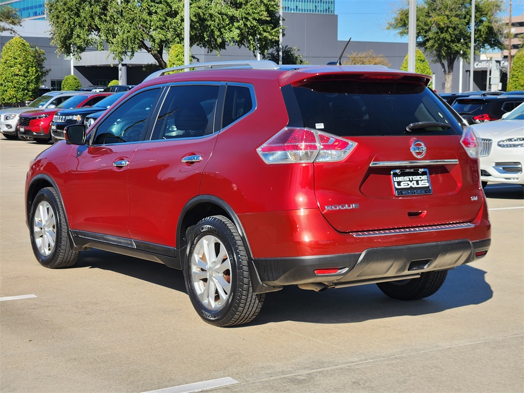 2015 Nissan Rogue SV Red at Don McGill Toyota