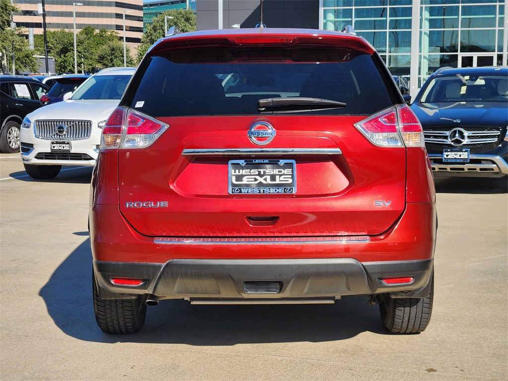 2015 Nissan Rogue SV Red at Don McGill Toyota
